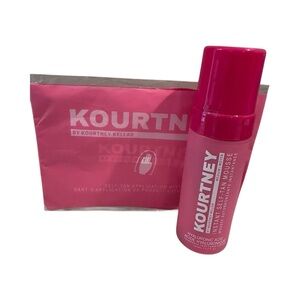 KOURTNEY Clear Hyaluronic Acid Sunless Tanning Foam Medium - 4.2 oz and Mitt Set